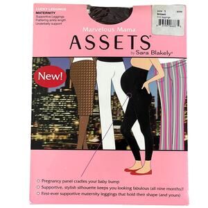 Assets by Sara Blakely Marvelous Mama Lucky Leggings 800M - Brown - Size 1